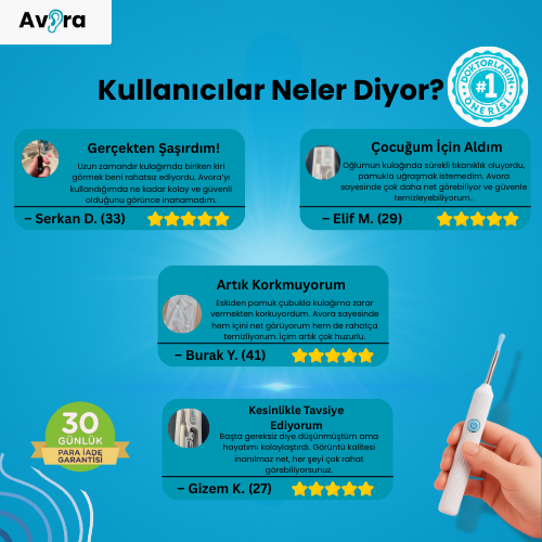 Avora NE3-D (Akıllı Kulak Temizleyici)